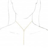 14K Yellow 1/4 CTW Diamond Bar Y 15-17 Necklace - 65346460001P photo 3