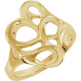 14K Yellow Freeform Ring - 50856096P photo