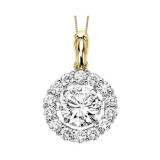 Gems One 14KT Yellow Gold & Diamond Rhythm Of Love Neckwear Pendant   - 1/2 ctw - ROL1246-4YC photo