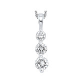 Gems One 14Kt White Gold Diamond (1/2Ctw) Pendant - PD10308-4WC photo