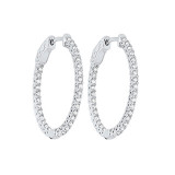 Gems One 14Kt White Gold Diamond (1Ctw) Earring - FE1216-4WC photo