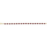 14K Yellow Mozambique Garnet 7.25 Bracelet - 65153960000P photo 2