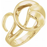 14K Yellow Freeform Ring - 542023154P photo