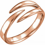 14K Rose Negative Space Ring - 51706103P photo