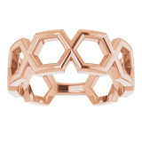 14K Rose Geometric Ring - 51665103P photo 3