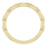 14K Yellow Chain Link Ring - 52078100P photo 2