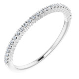 14K White 1/8 CTW Diamond Anniversary Band - 12287760000P photo