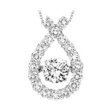 Gems One 14KT White Gold & Diamond Rhythm Of Love Neckwear Pendant  - 1-1/2 ctw - ROL1139-4WC photo