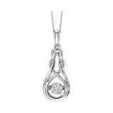 Gems One Silver Diamond (1/12 Ctw) Pendant - ROL1019-SSWD photo