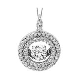 Gems One 14Kt White Gold Diamond (3/8Ctw) Pendant - ROL1004-4WC photo