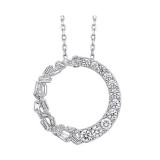 Gems One 14Kt White Gold Diamond (3/8Ctw) Pendant - PD10361-4WCSC photo