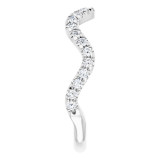 14K White 1/3 CTW French-Set Diamond Anniversary Band - 124111600P photo 4