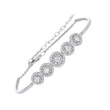 Gems One 14Kt White Gold Diamond (7/8Ctw) Bangle - BG10016-4WC photo