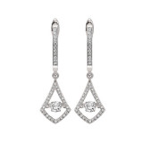 Gems One 14KT White Gold & Diamond Rhythm Of Love Fashion Earrings  - 1/2 ctw - ROL2010-4WC photo