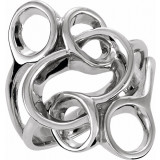 14K White Freeform Ring - 51426226P photo