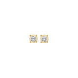 Gems One 14Kt Yellow Gold Diamond (1/10 Ctw) Earring - FE1259/10-4YC photo
