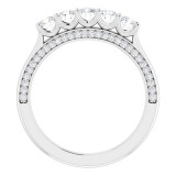 14K White 5/8 CTW Diamond Anniversary Band - 1234766008P photo 2