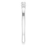 14K White 5/8 CTW Diamond Anniversary Band - 1234766008P photo 4