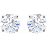 14K White 2 CTW Diamond Earrings - 187470204P photo 2