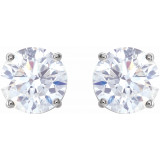 14K White 2 CTW Diamond Earrings - 187470204P photo 2