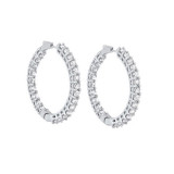Gems One 14Kt White Gold Diamond (10Ctw) Earring - ER10317-4WF photo