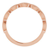14K Rose 1/8 CTW Diamond Anniversary Band - 123656602P photo 2