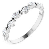 Platinum 1/3 CTW Diamond Anniversary Band - 123865603P photo