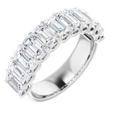 14K White 4 CTW Diamond Anniversary Band - 1239736060P photo