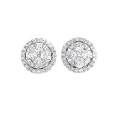 Gems One 14Kt White Gold Diamond (3/4Ctw) Earring - ER10248-4WC photo