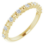 14K Yellow 1/4 CTW Diamond Anniversary Band - 123492601P photo