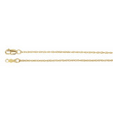 14K Yellow 1.25 mm Rope 7 Chain - CH471244046P photo