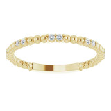 14K Yellow 1/6 CTW Diamond Anniversary Band - 123105601P photo 3