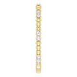 14K Yellow 1/6 CTW Diamond Anniversary Band - 123105601P photo 4