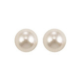 Gems One 14Kt White Gold Pearl (1 Ctw) Earring - PS8.00AAA-4W photo