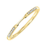 Gems One 14KT Yellow Gold & Diamond Rhythm Of Love Fashion Ring  - 1/10 ctw - ROL1186W-4YC photo