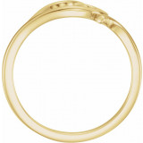 14K Yellow Heart Ring - 51573102P photo 2