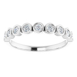 14K White 1/4 CTW Diamond Anniversary Band - 1229686005P photo 3