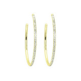 Gems One 14Kt Yellow Gold Diamond (1/20 Ctw) Earring - ER10035-4YSC photo