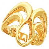 14K Yellow Freeform Ring - 547433036P photo