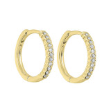 Gems One 14Kt Yellow Gold Diamond (1/6Ctw) Earring - FE2082-4YD photo