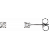 14K White 1/5 CTW Diamond Earrings - 65164370061P photo