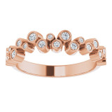14K Rose 1/5 CTW Diamond Anniversary Band - 123804602P photo 3
