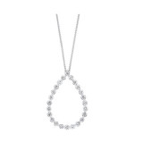 Gems One 14Kt White Gold Diamond (1Ctw) Pendant - PD10410-4WF photo
