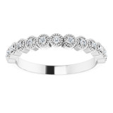 14K White 1/8 CTW Diamond Anniversary Band - 123420600P photo 3