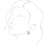 14K White Vintage-Inspired Dangle Earrings - 86882600P photo 3