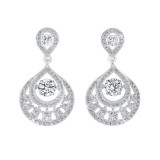Gems One Silver Cubic Zirconia Earring - ER10309-SSW photo