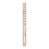 14K Rose 1/8 CTW Diamond Anniversary Band - 123194602P photo 4