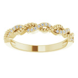 14K Yellow .08 CTW Diamond Stackable Ring - 65196960000P photo 3