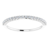 14K White 1/6 CTW Diamond Anniversary Band - 12287760001P photo 3