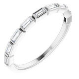 14K White 1/5 CTW Diamond Anniversary Band - 123020604P photo